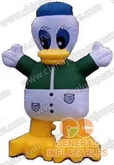 Inflatable duck moving cartoons