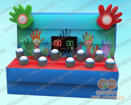 Whack a mole with interactive play system