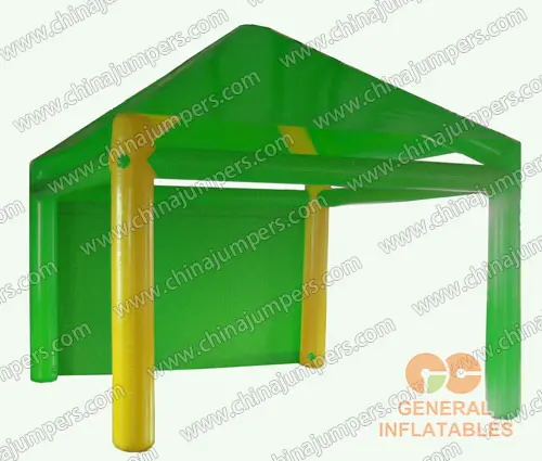 Green inflatable frame tent on sale