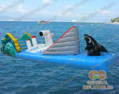 Inflatable Water Ship Obstacle Game for Sale
