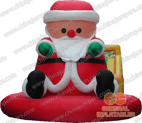 Inflatable Santa Clause & Sofa