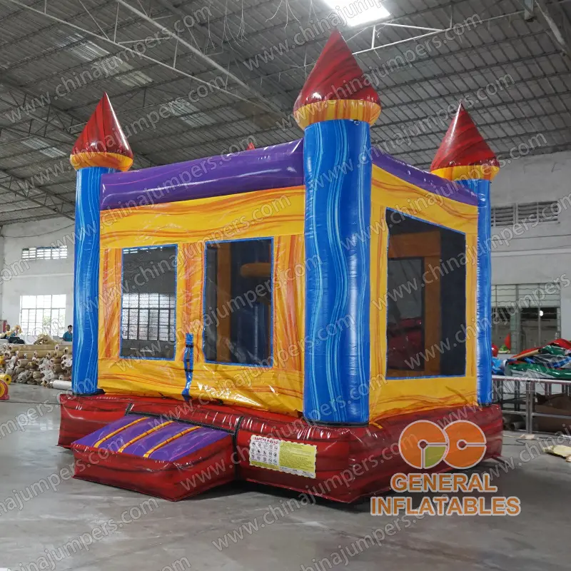 Neutral color bounce house