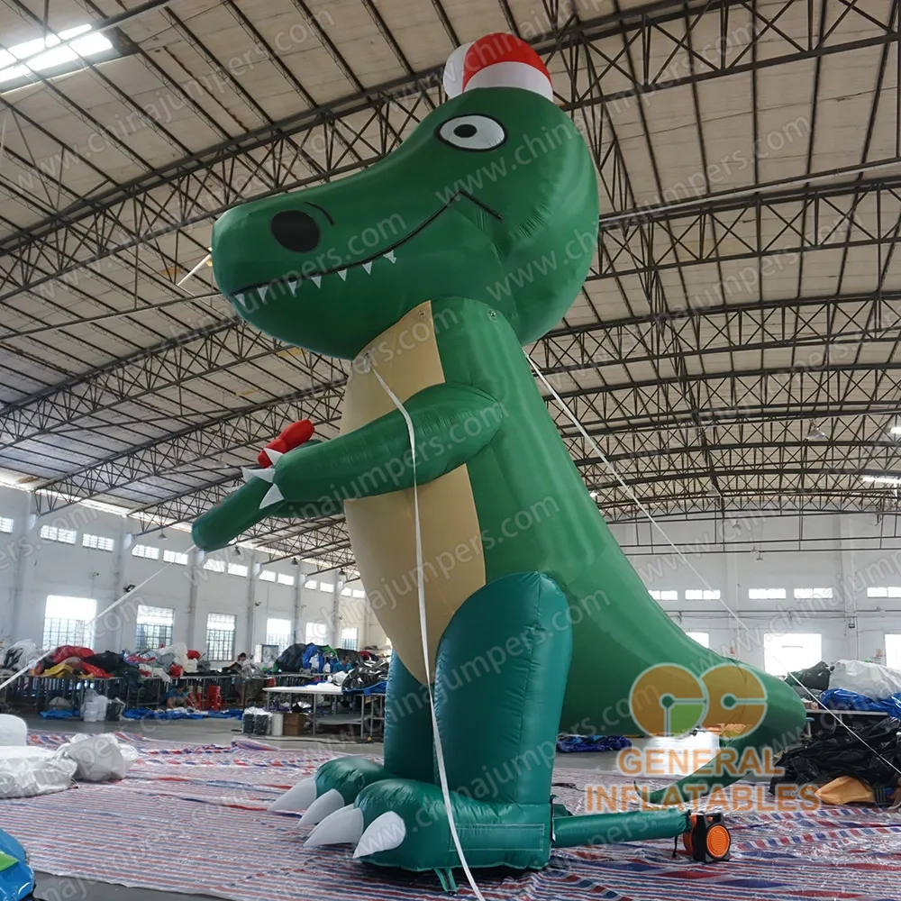 Inflatable dinosaur