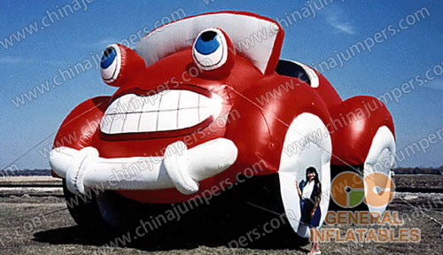 Inflatable cartoon for advertising