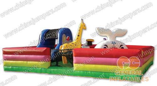 Happy Zoo Inflatable Funland