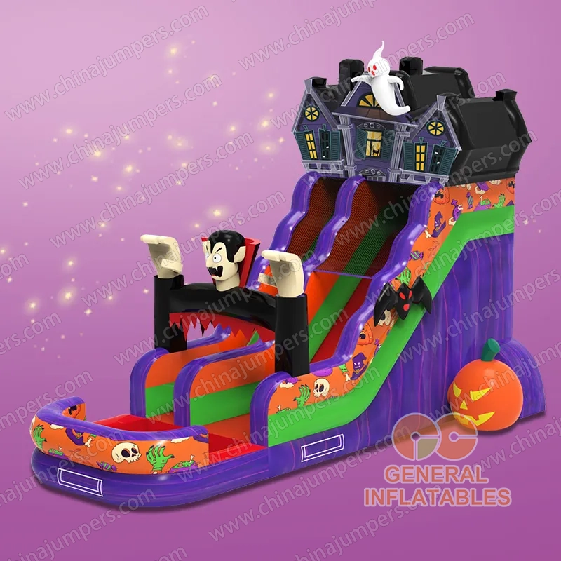 Halloween water slide