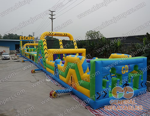 Giant challenge obstacle course