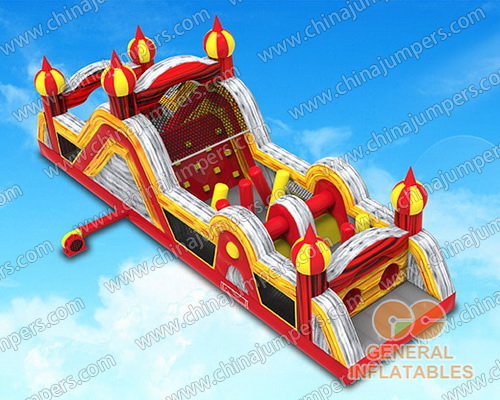 Castle obstacle course