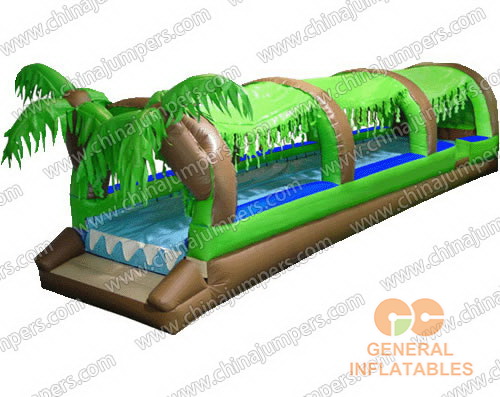 Inflatable Forest Slip N Dip Slide