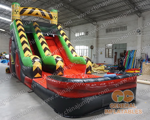 Toxic water slide