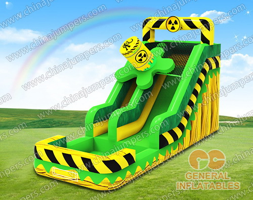 Nuclear toxic water slide