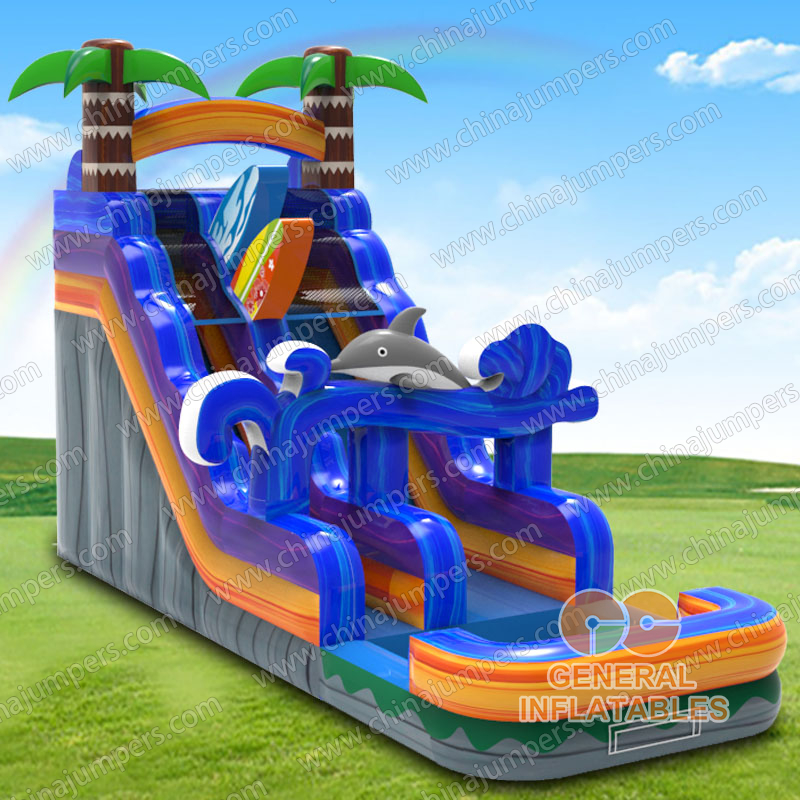 surf&rsquo;s up water slide