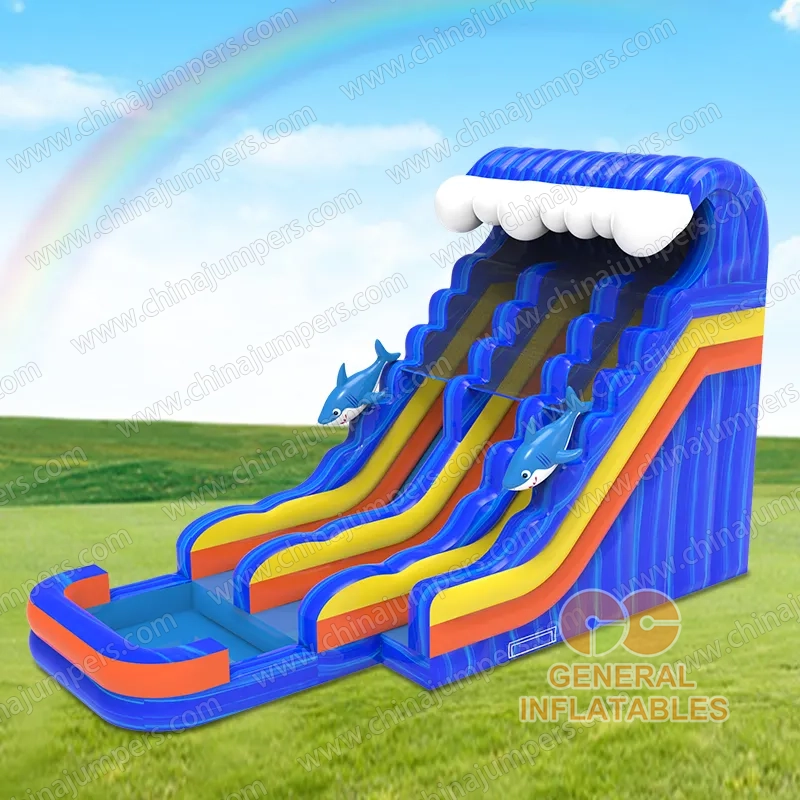 Shark Wave Water Slide